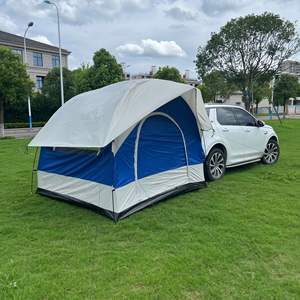 Carpa de Camping Cuadrada de Doble Capa para SUV, Impermeable, con Protección UV, para Viajes al Aire Libre, con Toldo Trasero para Maletero, en Tela Oxford - Product Image 5
