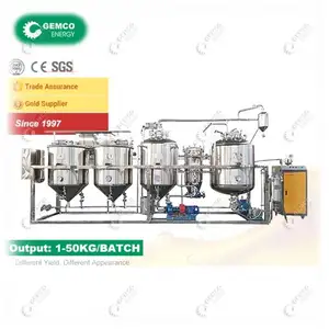 Industry Leader Laboratory Mini Small Edible Palm Coconut Oil Refinery for Refining Crude Cooking,Soybean,Sunflower Seed,Nuts