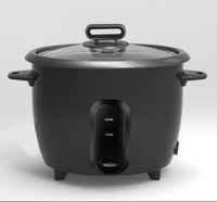 2025 Année Best-seller Nouveau Mini Cuiseur à Riz Tambour Cuiseur à Riz avec Vapeur en Aluminium 0.6L, 1.0L, 1.2L, 1.5L, 1.8L, 2.2L 2.8L