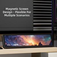 Blanco Thermalright TV LCD 11.3 pulgadas IPS Panel Pantalla de pantalla Sub-pantalla de succión magnética para caso computadora