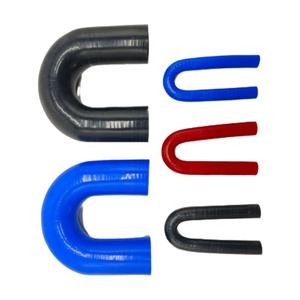 Tubo de silicona Color negro en forma de <span class=keywords><strong>U</strong></span> Tubo de silicona flexible Codo de 180 grados Manguera de radiador de silicona para sello de camión de coche a prueba de fugas - Product Image 3