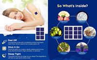 CSX Healthy Anti-Fatigue Sleep Tape Complexe de patch d'énergie transdermique avec vitamine B12 Healthcare Supply Anti-Hangover