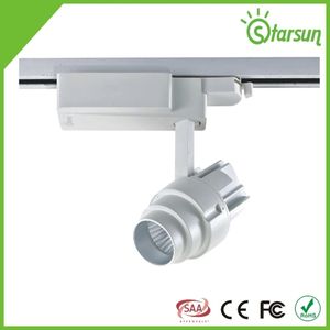 Meilleure vente de lampe sur rail simple et moderne avec faisceau réglable <span class=keywords><strong>Anglet</strong></span> LED Cob Chip en plastique blanc noir à un prix - Product Image 6