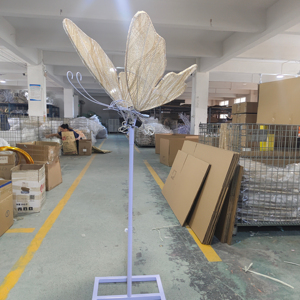 Dev LED hareketli kelebekler kanatları ile ışık düğün yapay aydınlık kelebek malzemeleri parti olay sahne fotoğraf sahne - Product Image 5