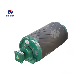 Thép trống từ đầu lái xe ròng rọc than vành đai băng tải idler cơ giới ròng rọc Con lăn băng tải - Product Image 2