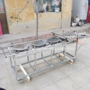 Machine pour fabriquer le pain plat de qualité supérieure, 40cm de diamètre, par pression, chauffage à gaz, capati - Product Image 3