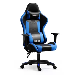 Chaise de Gaming Pc en cuir synthétique, avec fauteuil de course avec Logo de Gaming, accoudoir fixe en PU, bon marché