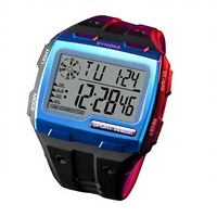 Nouvelle Arrivée Montre de Sport Numérique Multifonctionnelle Timex pour Homme, Écran Carré Grand Format, Résistance à l'Eau 3 ATM, Affichage Nocturne