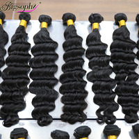 Cheveux vierges de qualité 12A, vague profonde lâche, extensions de cheveux, 100% cheveux humains, cuticules alignées, 1 paquet de donneur