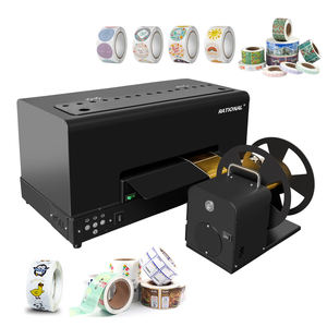 آلة طباعة ملصقات متعددة الألوان بنظام رول تو رول لطابعات نفث الحبر، لطباعة شعارات وملصقات PET والمعدن والـ PVC بحجم A3 - Product Image 6