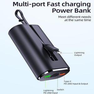 พาวเวอร์<span class=keywords><strong>แบ</strong></span>งค์ระบบแม่เหล็กขนาดเล็กแบบพกพา5000มิลลิแอมป์<span class=keywords><strong>ต</strong></span>่อชั่วโมงชาร์จ<span class=keywords><strong>เร็ว</strong></span>แบ<span class=keywords><strong>ต</strong></span>เตอรี่ลิเธียมโพลิเมอร์ชาร์จแบบไร้สายสำหรับ <span class=keywords><strong>Apple</strong></span> <span class=keywords><strong>Watch</strong></span> Series - Product Image 6