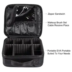Woman Cosmetic Bag Custom Made Pu Women Storage Carry Travel Hard Shell Mould Case Eva Cosmetic Bag