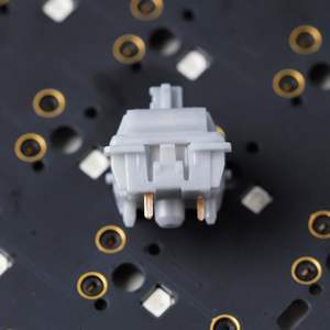 YMDK GATERON 5 broches Smoothie <span class=keywords><strong>Silver</strong></span> <span class=keywords><strong>Speed</strong></span> Linear POM Housing Stem RGB SMD DIY Hotswap Switches pour <span class=keywords><strong>clavier</strong></span> mécanique - Product Image 6