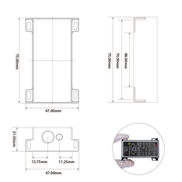 LDK-P4 Sensor jarak Laser akurasi tinggi untuk industri otomatis 40m TTL USB seri Port Robot mengukur modul jarak