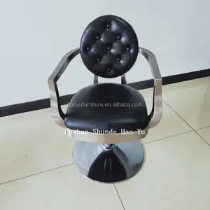 黑色真皮沙龙椅子发型椅发型椅家具