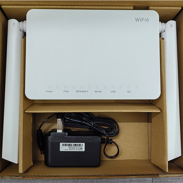 HS8145X6 AX1800 and AX3000 Dual Band Ont WiFi Routers 2.4G 5G 4GE WiFi 6 Router Mesh Router Modem Onu