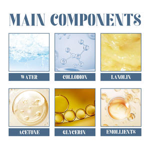 Venta al por mayor EELHOE efectos especiales maquillaje Halloween películas <span class=keywords><strong>cicatrices</strong></span> líquido transparente rígido colodión con cepillo - Product Image 4