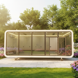 Véranda extérieure complète, finition capsule spatiale, zones panoramiques, balcon <span class=keywords><strong>mobile</strong></span>, plaque métallique en aluminium, villas, chambres, utilisation hôtelière - Product Image 1