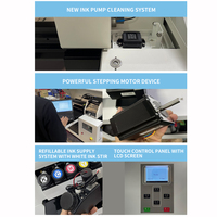 DOMSEM 6 Color Digital A4 UV Impresión Mmachine Plotter de inyección de tinta UV Led Impresora