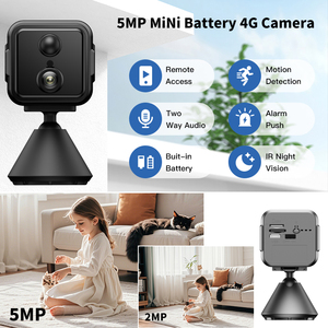 4G LTE Mini <strong>Camera</strong> <strong>with</strong> No WiFi Needed Includes Pre-Installed SIM <strong>Card</strong> Slot and Solar Panel Option Home Security <strong>Camera</strong> - Product Image 5