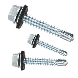 나사 패스너 맞춤형 아연 도금 지붕 나사 M4.8 M6.3 육각 와셔 헤드 나사 - Product Image 4