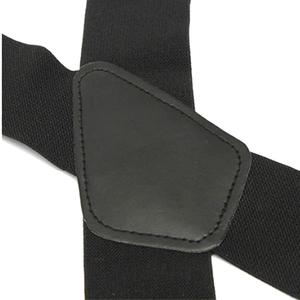 All'ingrosso resistente 2 pollici X tutore posteriore a clip per lavoro plain Black tessuto pantaloni da <span class=keywords><strong>uomo</strong></span> <span class=keywords><strong>bretelle</strong></span> elastiche per <span class=keywords><strong>uomo</strong></span> - Product Image 5