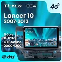 TEYES CC4 pour Mitsubishi Lancer 10 CY 2007 - 2012 CarPlay Android Auto 2DIN Autoradio Radio multimédia stéréo