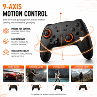 Control de Juego Inalámbrico S104 BT con Joystick 3D Hall, Control de Movimiento de 9 Ejes, Compatible con Switch 2/Android/IOS/PC/TV Box