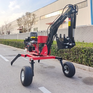 Mini-excavatrice araignée China Rail capable de pivoter à 360 degrés et équipée d'un moteur à essence, conforme aux normes CE et EPA - Product Image 3