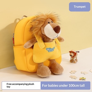 Zaino per Bambini dell'Asilo 3-6 Anni Unisex con Motivo Animale in Peluche, Traspirante e Ultra-Leggero per l'Estate e l'Esterno - Product Image 3