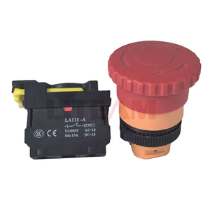<span class=keywords><strong>Interruttore</strong></span> a pulsante a fungo in plastica da 22mm LA115-A <span class=keywords><strong>01</strong></span> NC rosso <span class=keywords><strong>interruttore</strong></span> di arresto di emergenza IP65 10A 660V Marine - Product Image 4