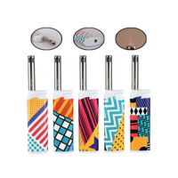 Briquet électronique en plastique MK Zhuoye pour cuisine, rechargeable, réglable, coupe-vent, flamme jet, mini briquet de barbecue avec sécurité enfant