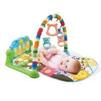 Tapis de jeu pour nouveaux nés, 4 pièces, développement intellectuel des enfants, escalade, rampant, Fitness, jouets pour bébés, gymnastique