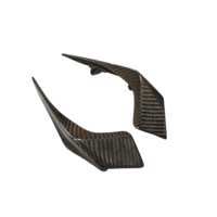 Kit de carénage en fibre de carbone 3K 100% sèche pour moto, comprenant un abat-jour, un phare avant et des panneaux latéraux, pour KTM 390 2017-2023