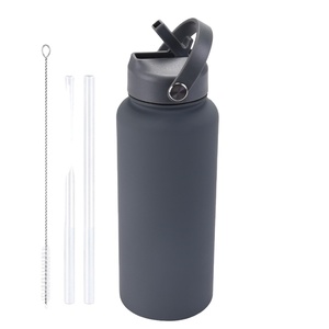 32 oz thermos bottle Thermos 32 oz. Icon Insulated Stainless Steel Screw Top Water Bottle Saddle