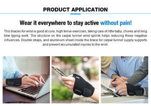 Breathable Hot Selling Neoprene Wrist Support Brace <strong>Thumb</strong> Stabilizer Splint Spica Fitness Wrist <strong>Guard</strong> - Product Image 5