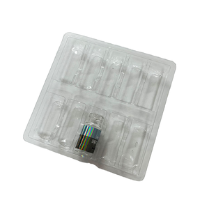 Bandeja <span class=keywords><strong>de</strong></span> Plástico para 2 o 3 Frascos <span class=keywords><strong>de</strong></span> 2 ml con Embalaje <span class=keywords><strong>de</strong></span> Cartón con Laminado Mate para Medicamentos, Blíster para Frascos <span class=keywords><strong>de</strong></span> Medicina - Product Image 1
