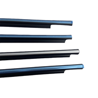 Bande d’étanchéité chromée pour vitre extérieure de porte compatible avec Land Cruiser 1998‑2007 75710‑60051 75730/75740‑60031