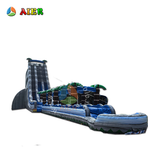 43フィートの巨大なヤシの木型ウォータースライダー、売れ筋商品、インフレータブルウォーターパーク設備、屋外用インフレータブルウォータースライダー - Product Image 1