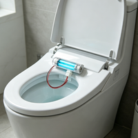 Module de désinfection de l'eau par UV-C intelligent avec capteur de débit 265 nm, montage en surface pour purificateur d'eau RO