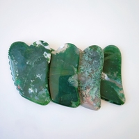 HZ Réduit la douleur, Gua Sha en agate mousse fait main, masseur corporel, planche Gua Sha naturelle