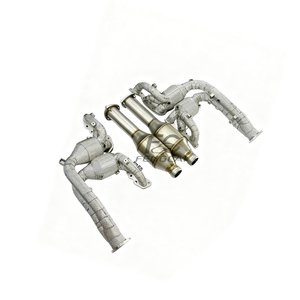 Colector de escape con escudo térmico resistente a altas temperaturas SS304, accesorios para automóviles <span class=keywords><strong>Aston</strong></span> <span class=keywords><strong>Martin</strong></span> DBS <span class=keywords><strong>DB9</strong></span> Rapide 6.0L V12 - Product Image 2
