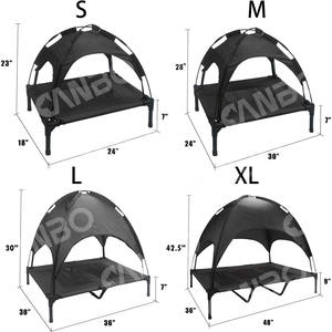 Canbopet Op Maat Gemaakt Metalen <span class=keywords><strong>Frame</strong></span> Buiten Verhoogd Hondenkattenbed Met Luifel - Product Image 2