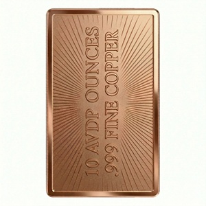 Barra di Rame da Collezione 10 oz 999 Puro, con Lupo Selvaggio che Urla e Albero di Pino, Rilievo 3D, Tema Foresta - Product Image 2