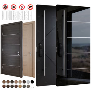 Grande porte principale standard du Canada portes pivotantes en aluminium pour les maisons <span class=keywords><strong>entrée</strong></span> principale portes intérieures et extérieures modernes pour les maisons - Product Image 4