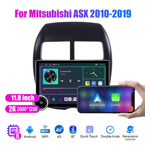 11,8 "Diamond Dual Knobs 2K QLED pantalla 2 Din Android Car Radio para <span class=keywords><strong>Mitsubishi</strong></span> <span class=keywords><strong>ASX</strong></span> 2010-2019 estéreo Android Auto <span class=keywords><strong>Carplay</strong></span> - Product Image 3