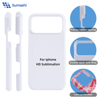 Casing HP Magnetik Sublimasi Custom Ultra Tipis Mengkilap MOQ Rendah untuk iPhone 16 15 Pro Max Samsung S25