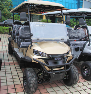 รถกอล์ฟไฟฟ้าราคาประหยัด 6 ที่นั่ง แบตเตอรี่ลิเธียม รับน้ำหนักได้ 300 กก. ระยะทาง 54 หลุม พร้อมรีโมทคอนโทรล 4 ล้อ มอเตอร์ 5 กิโลวัตต์ - Product Image 1