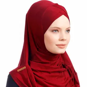MOTIVE FORCE Cheap Women Islamic Shawls Headband Muslim Hijabs Headscarf Quality Classical Muslim Covering Headscarf Hijab
