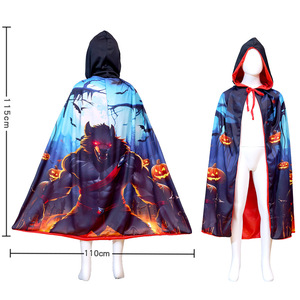 Oferta Especial: Nueva Capa Poncho de Halloween para Actuaciones Escénicas, Disfraz de Calabaza, Bruja, <span class=keywords><strong>Hombre</strong></span> <span class=keywords><strong>Lobo</strong></span>, Murciélago, Santos, para Fiestas - Product Image 6